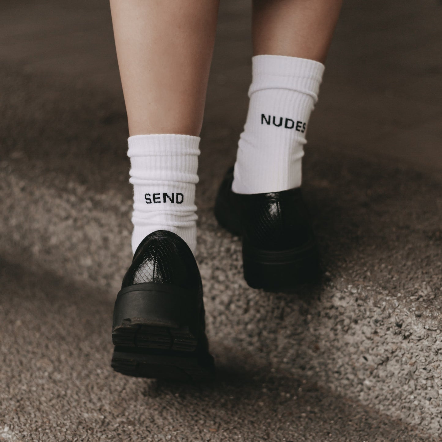 Socken weiß Send nudes | Eulenschnitt 