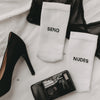 Socken weiß Send nudes | Eulenschnitt 
