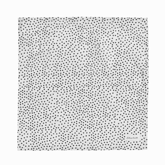 Linen napkins dots in a set of 4