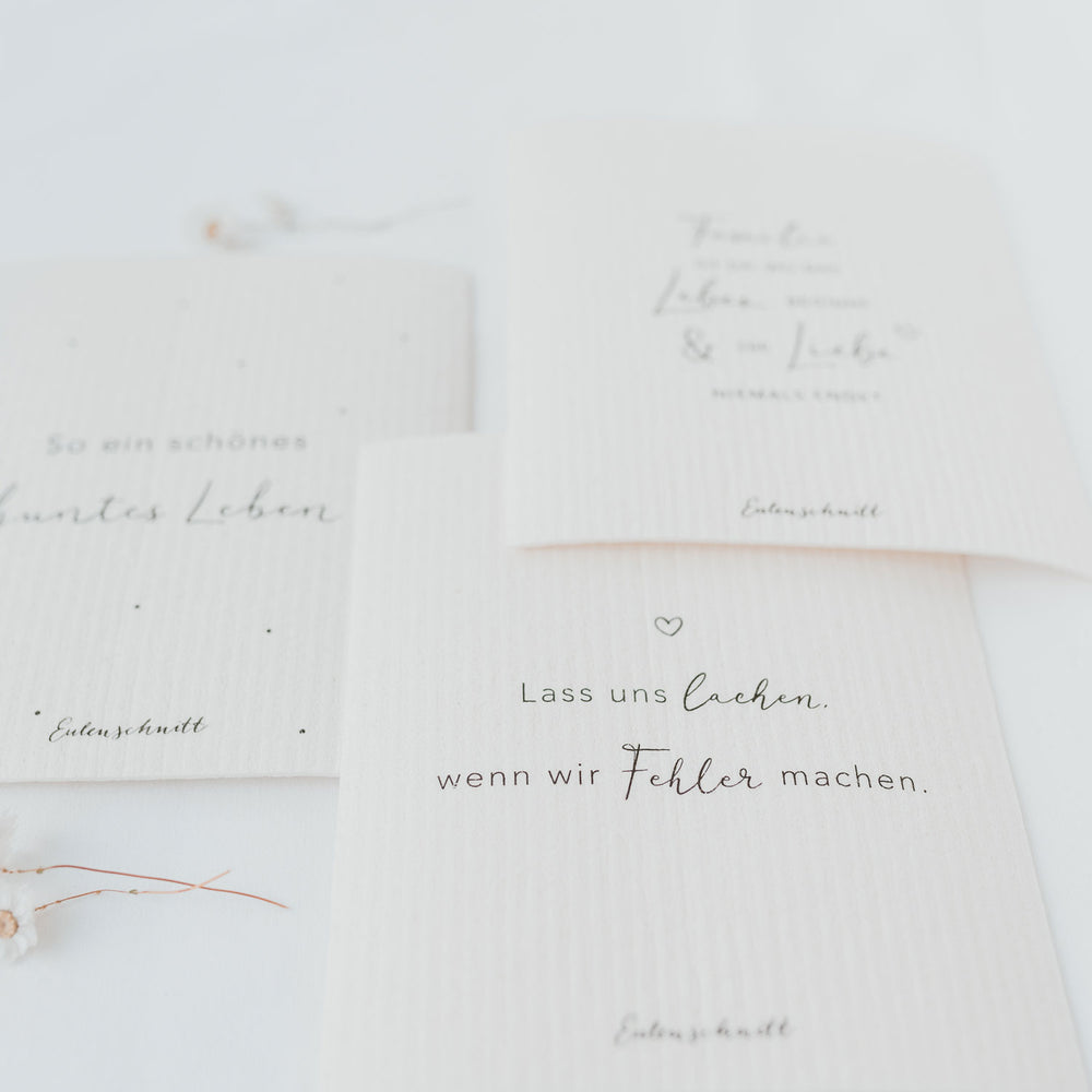 Schwammtücher Sprüche 3er Set