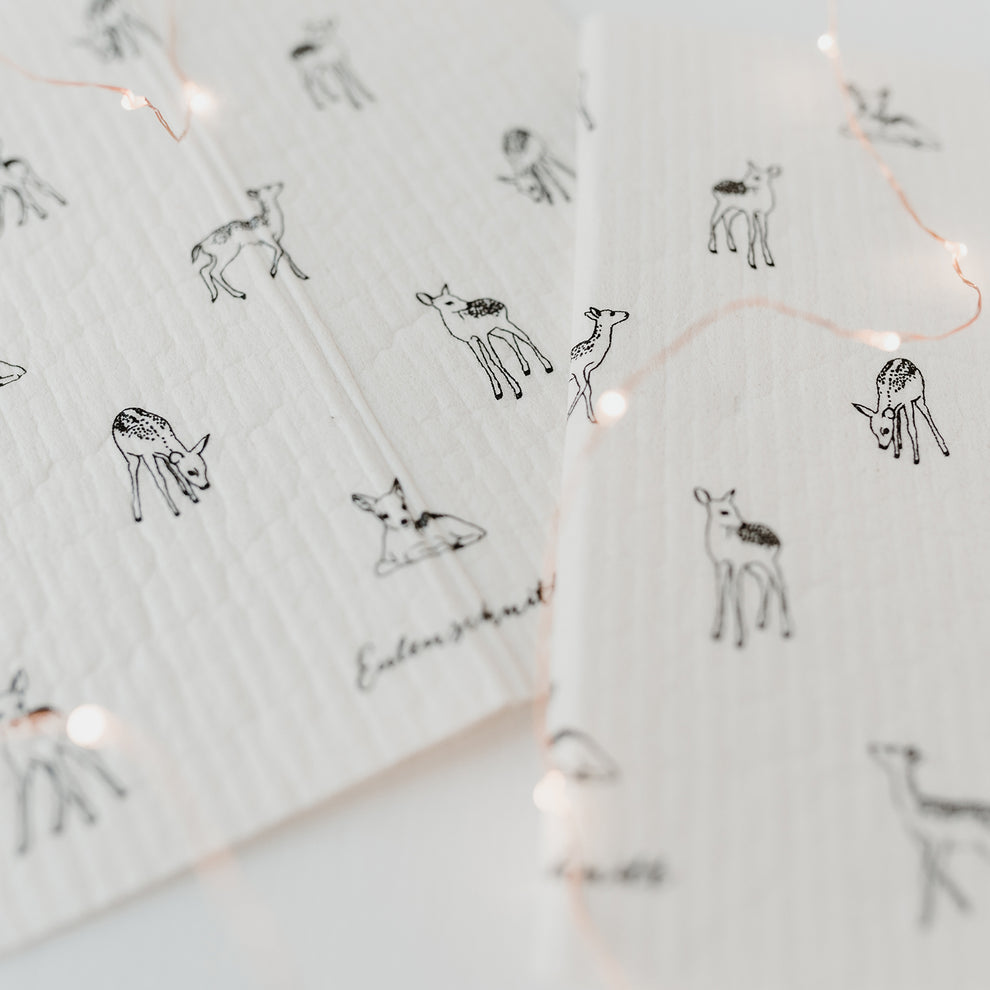 Schwammtücher Rehe 3er Set