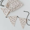 Wimpelkette Punkte aus Stoff