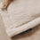Detail Hundedecke mit Eulenschnitt Label, weicher Teddyfleece Stoff