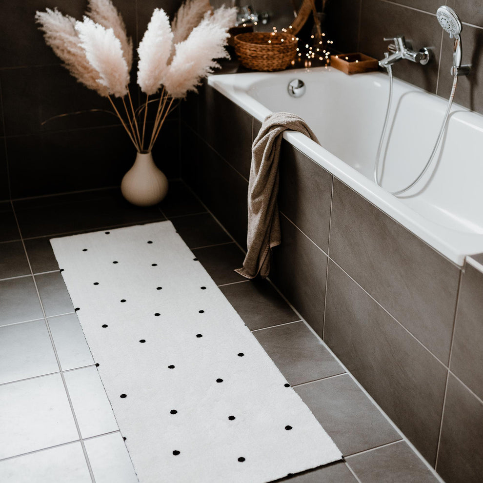 Waschbarer Läufer Punkte