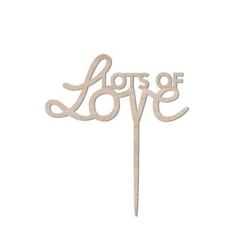 Holzschriftzug Lots of Love