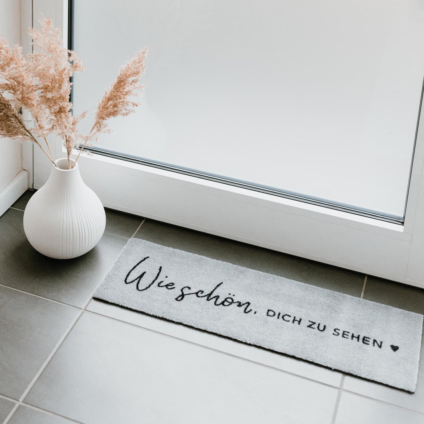 Kleine waschbare Fußmatte Wie schön