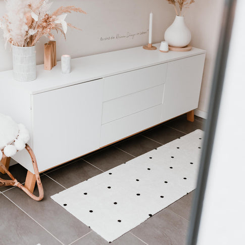 Waschbarer Läufer Punkte