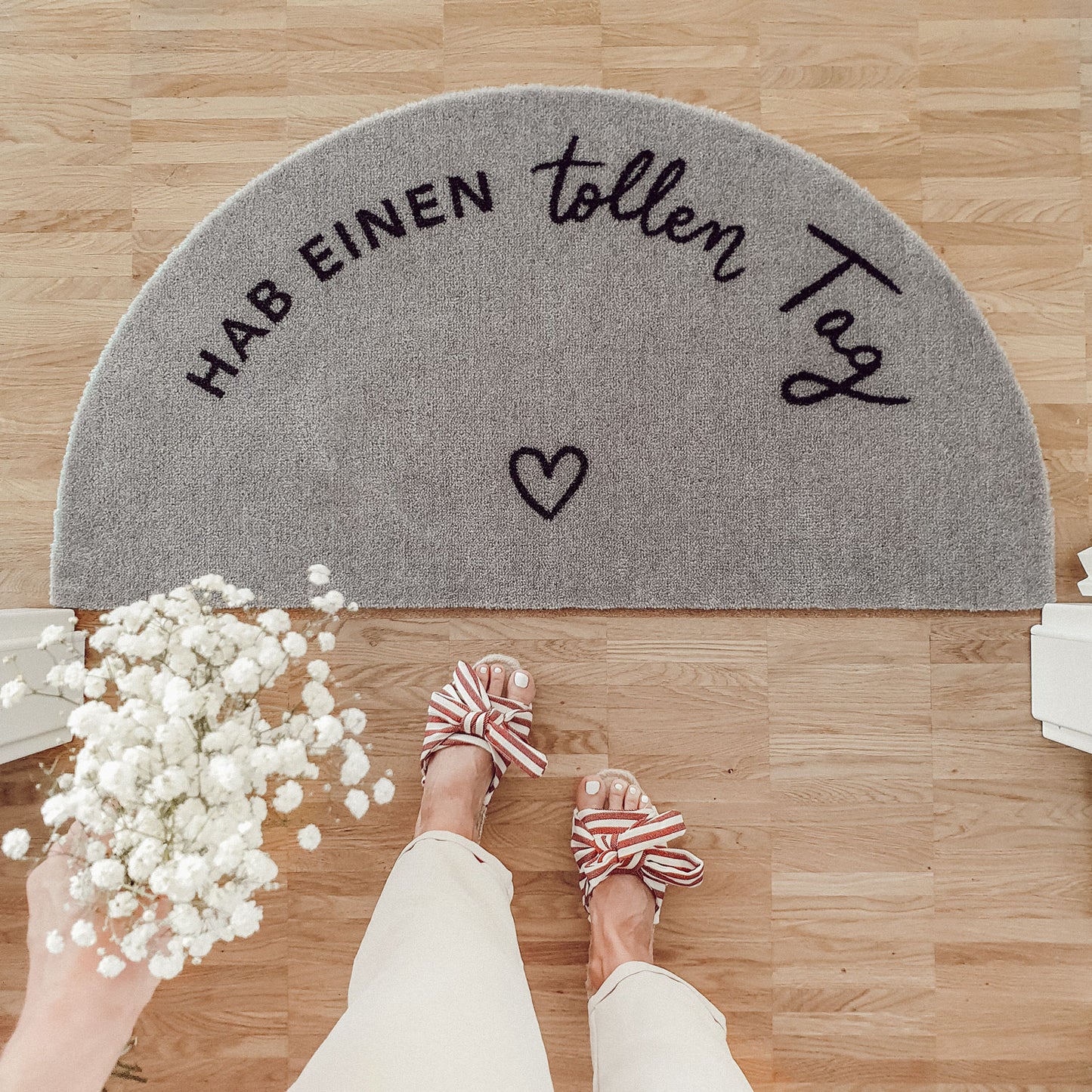 Waschbare Fußmatte Toller Tag