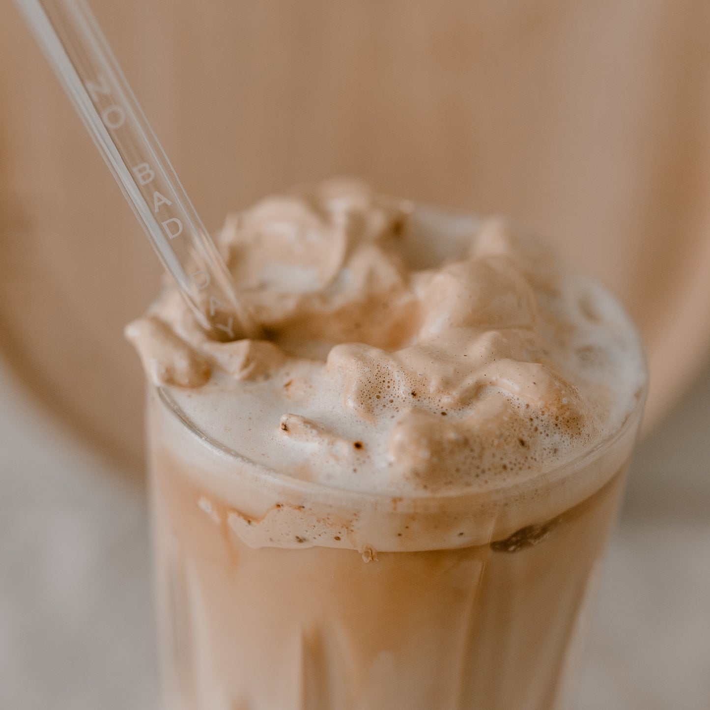 Strohhalme No Bad Days aus Glas 20cm im 4er Set