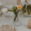 Vase aus Glas mittel Herz