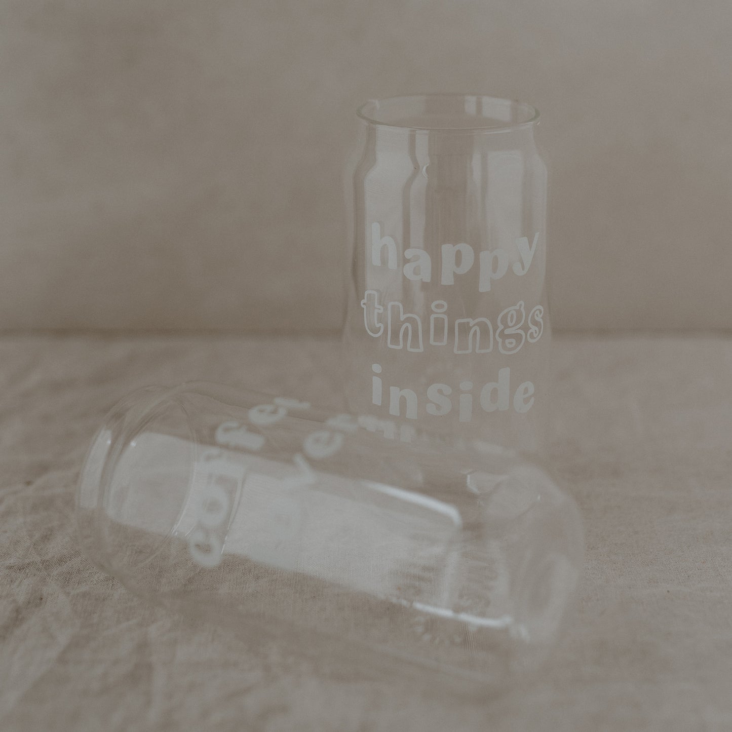 Hohes Trinkglas Happy Things | Eulenschnitt 