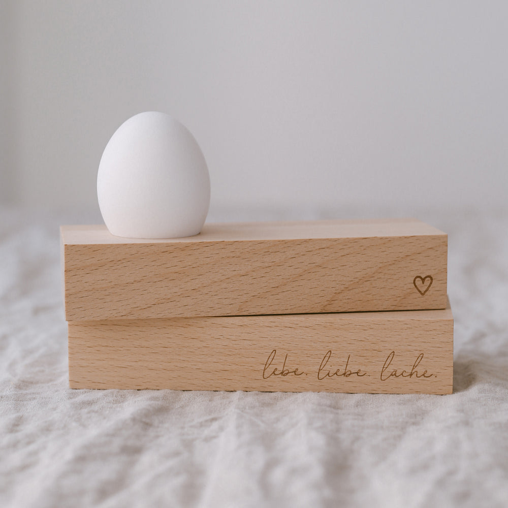 Eierbecher Herz 15 x 5,5 cm