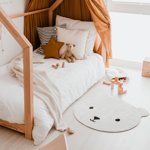 Waschbarer Kinderteppich Bär