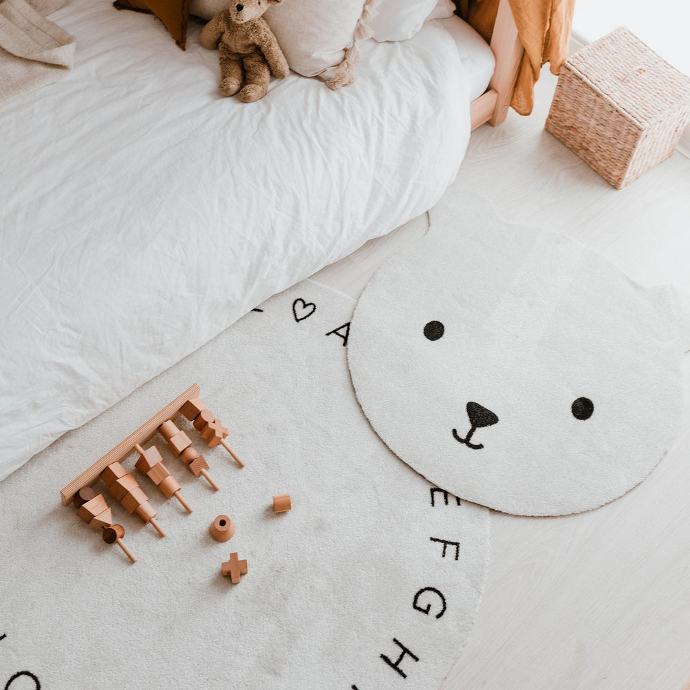 Waschbarer Kinderteppich Bär