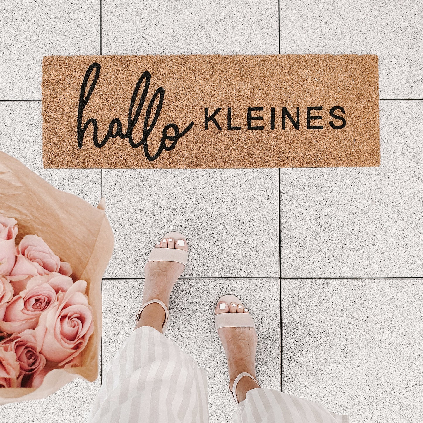 Kokos Fußmatte Hallo Kleines