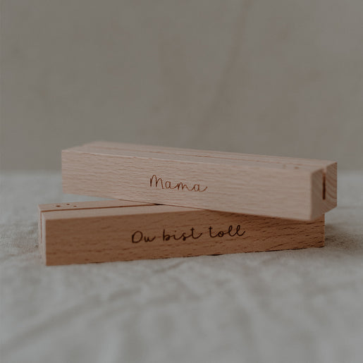 Karten- und Trockenblumenständer Mama im 2er Set