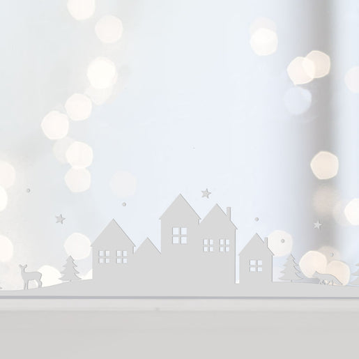 Wandsticker Schneelandschaft