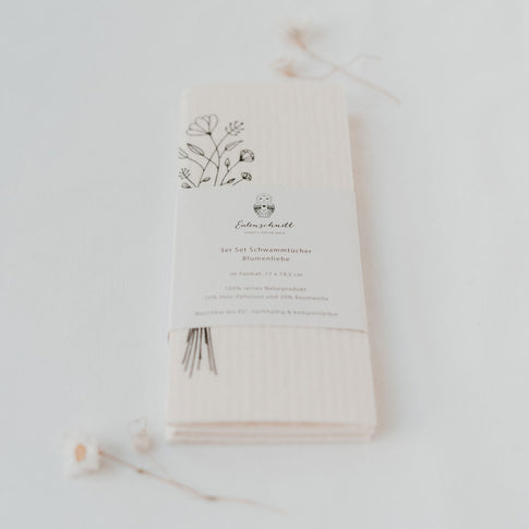Schwammtücher Blumenliebe 3er Set