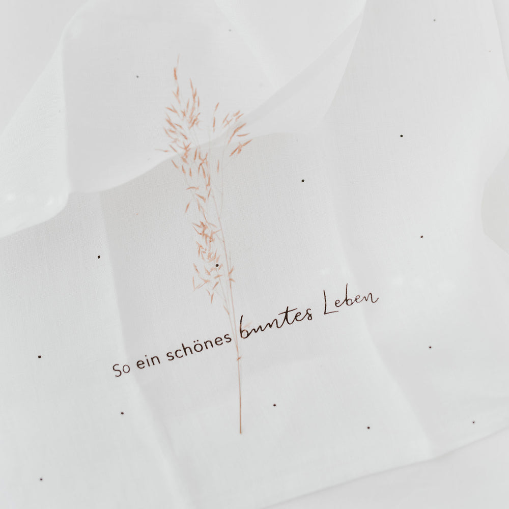 Leinen Geschirrtücher Sprüche im 2er Set