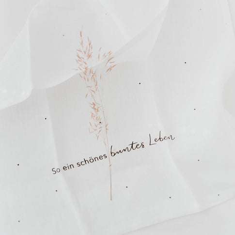 Leinen Geschirrtücher Sprüche im 2er Set