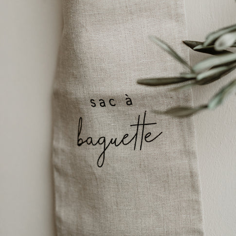 Sac a baguette aus Leinen