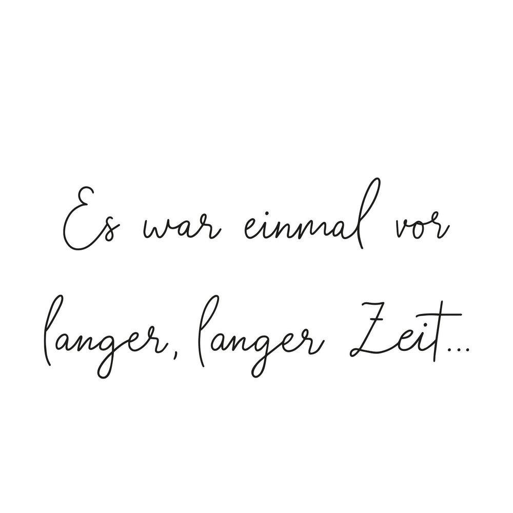 Wandsticker Vor Langer Zeit