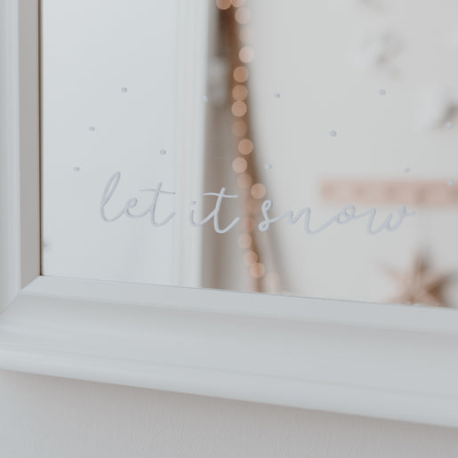 Wandsticker Let It Snow