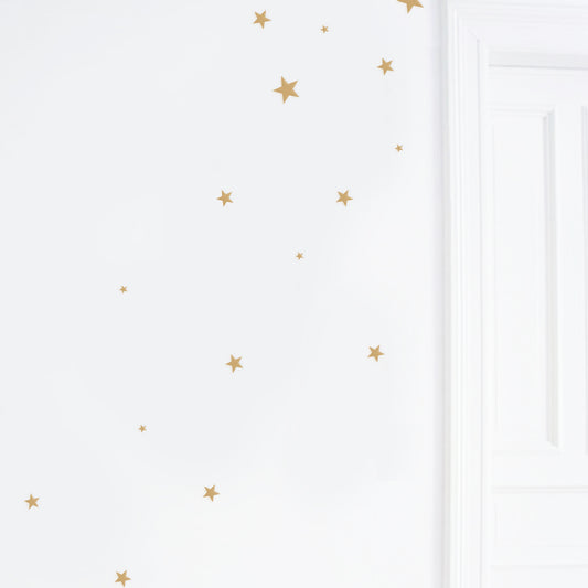 Wandsticker Goldene Sterne