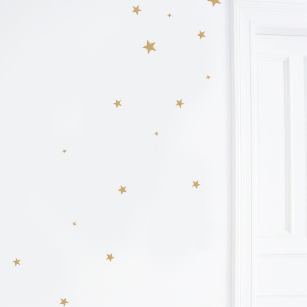 Wandsticker Goldene Sterne